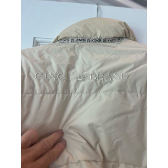 Cinch Reversible Puffer Down Filled Jacket Mens Large Cowboy Western Outdoor - Picture 11 of 11